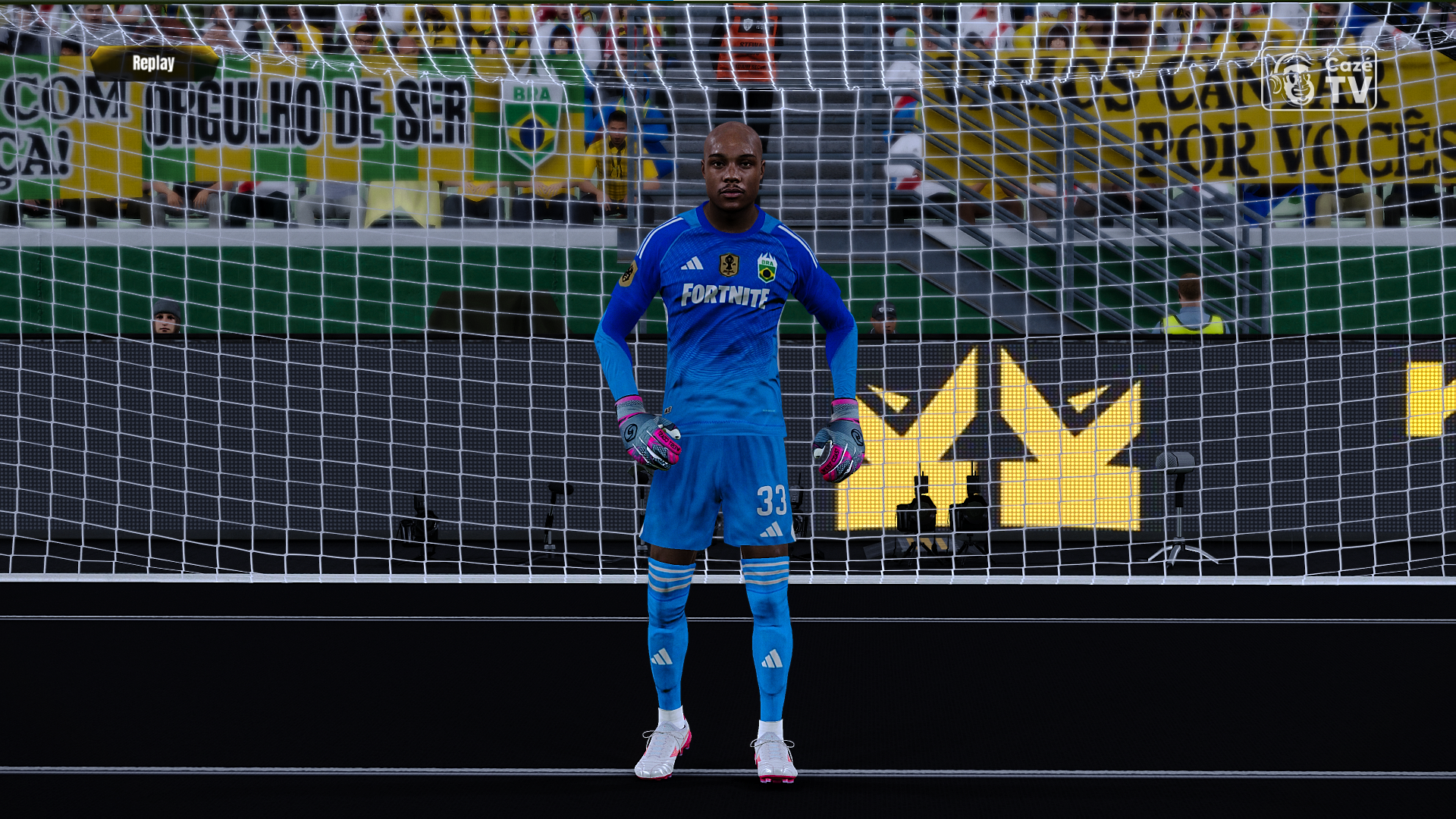 Brazil Uniforme Goleiro 1